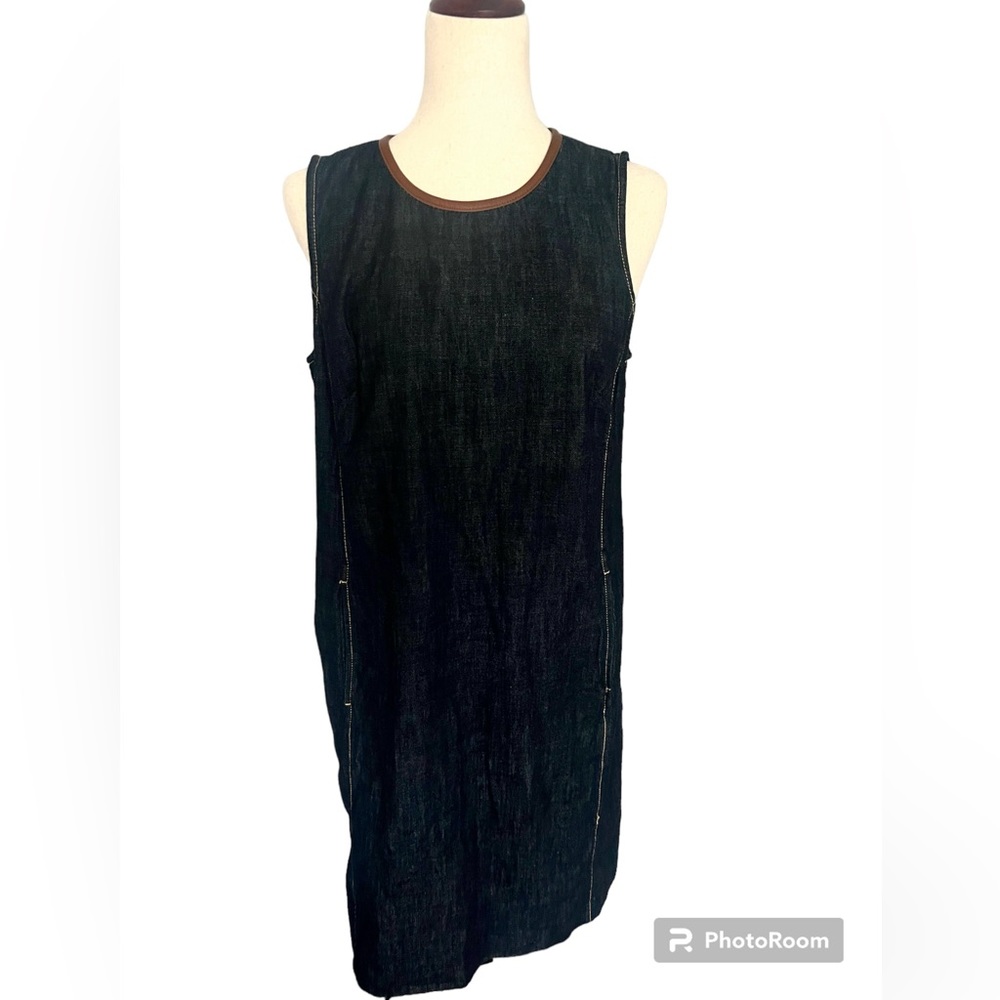 Lauren Ralph Lauren Denim‎ Colored Cotton Sleeveless Dress 8